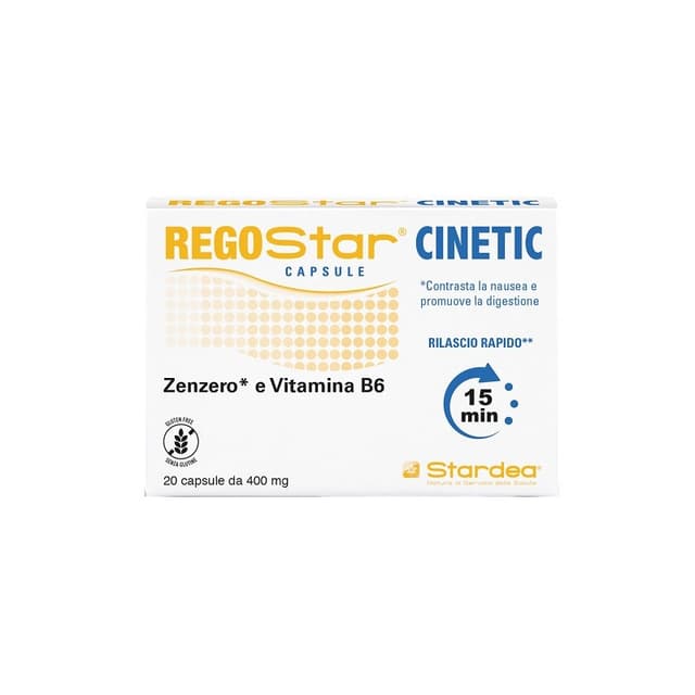 Jengibre 200 mg – 20 cápsulas | Regostar Kinetic