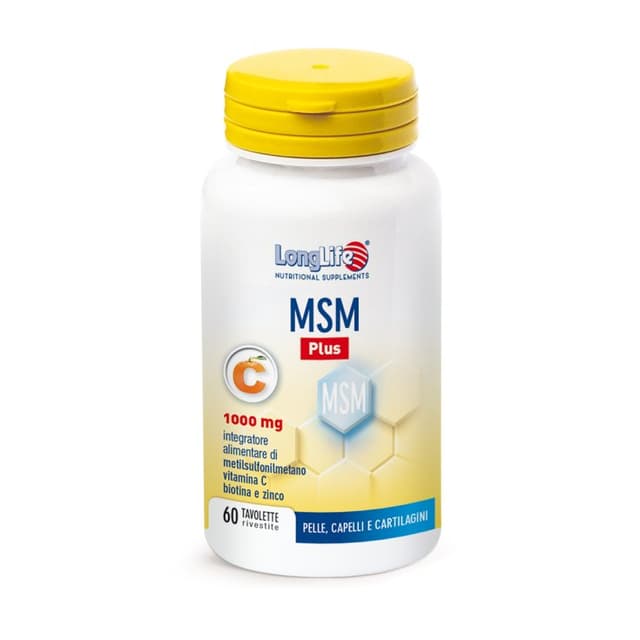 Longlife MSM 100 mg Plus – Complemento alimenticio