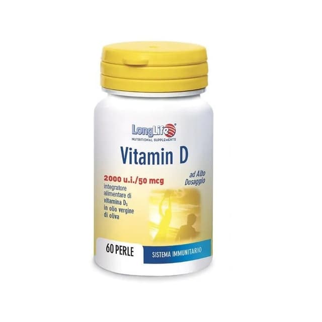 Longlife Vitamin D 2000 UI – 60 perlas