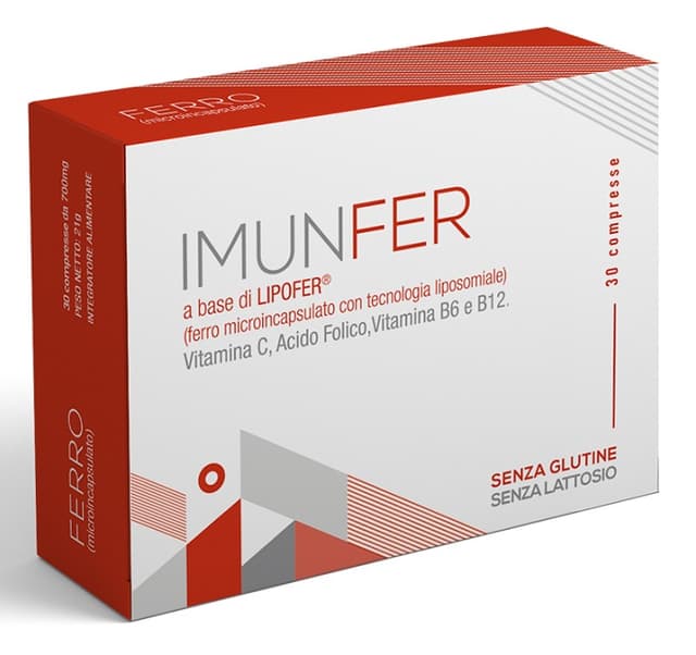 Hierro 30 mg + Multivitaminas – 30 comprimidos | IMUNFER