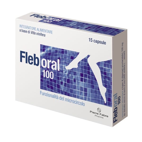 Hoja de vid roja – 15 cápsulas | Fleboral 100