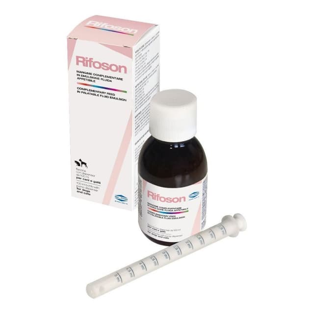 Rifoson – 100 ml complemento alimenticio para perros y gatos