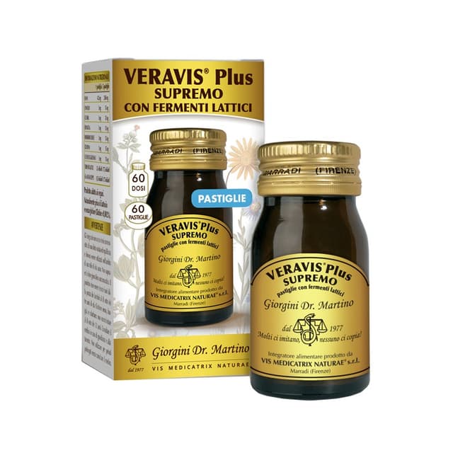 Veravis Plus Supreme Lactobacillus fermentado – 60 pastillas | Dr. Giorgini