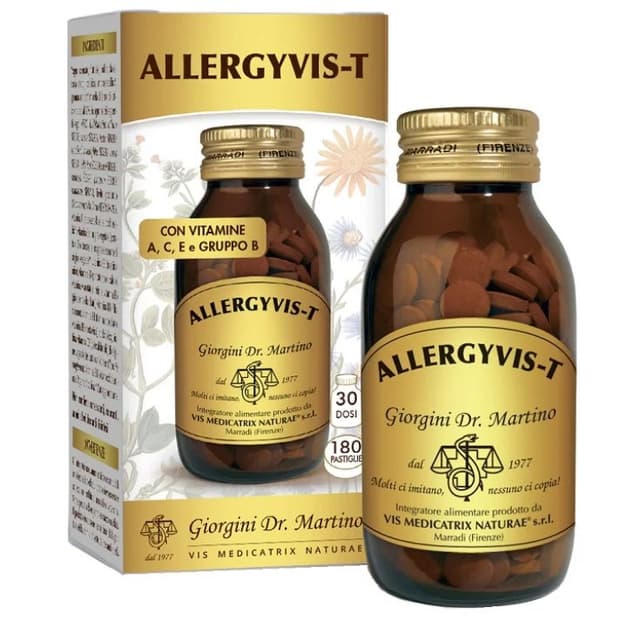 L-Lisina + Multivitaminas – 180 pastillas | Dr. Giorgini Allergyvis T