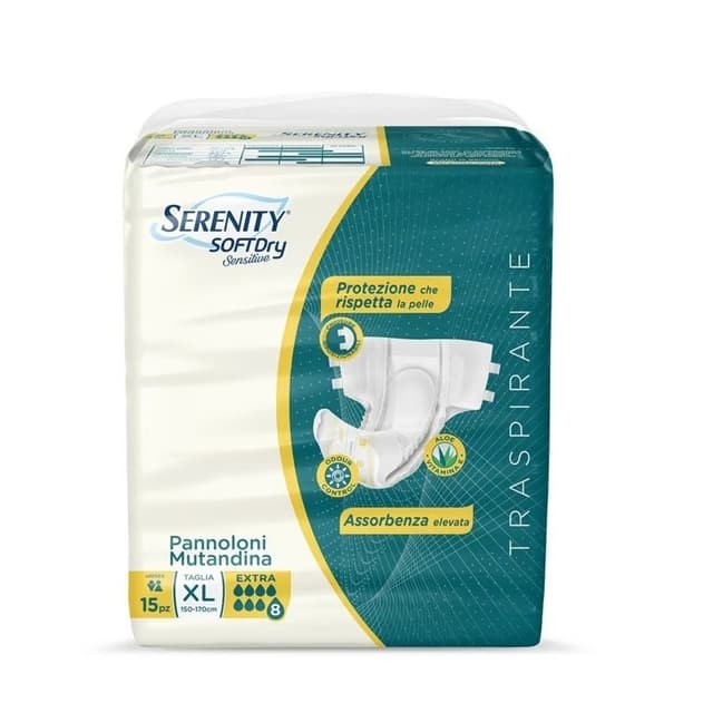 Serenity Pants Braguitas XL – 15 unidades
