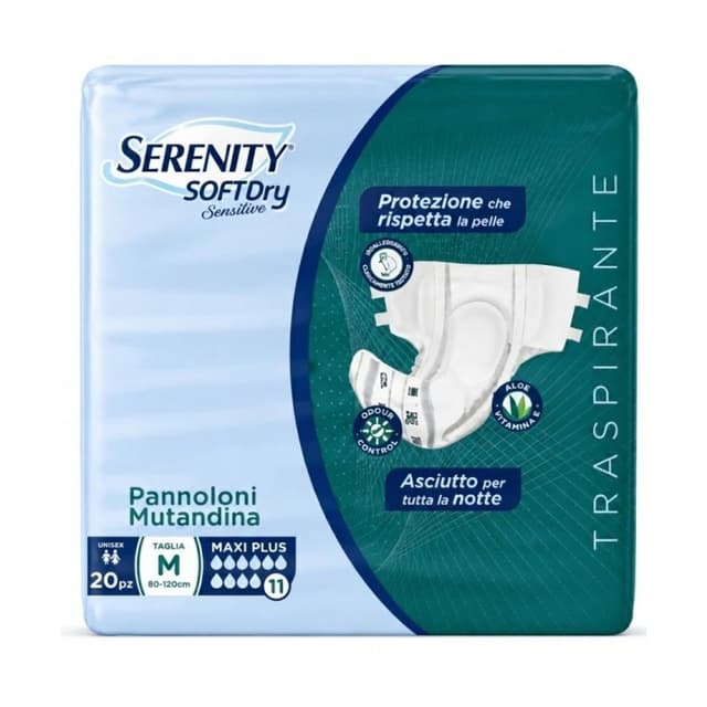 Serenity Pants Sensitive Max – 12 unidades M