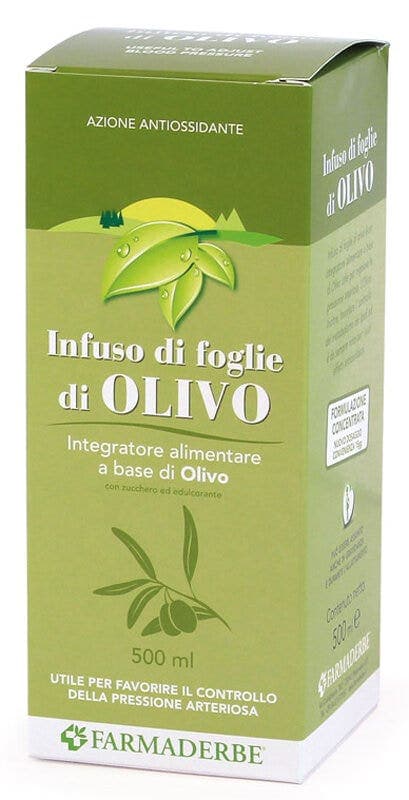 Olivo Infusión Hojas – botella de 500 ml | Farmaderbe