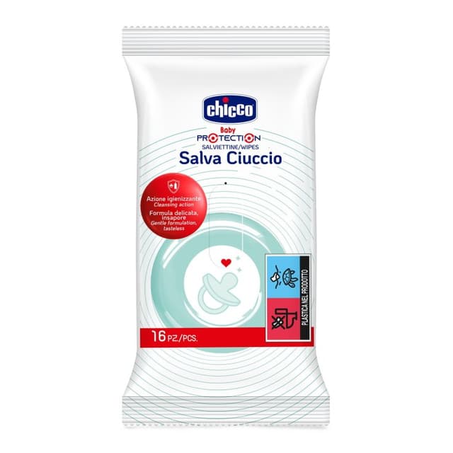 Chicco Toallitas Limpiadoras para Chupetes – Set de cuidado