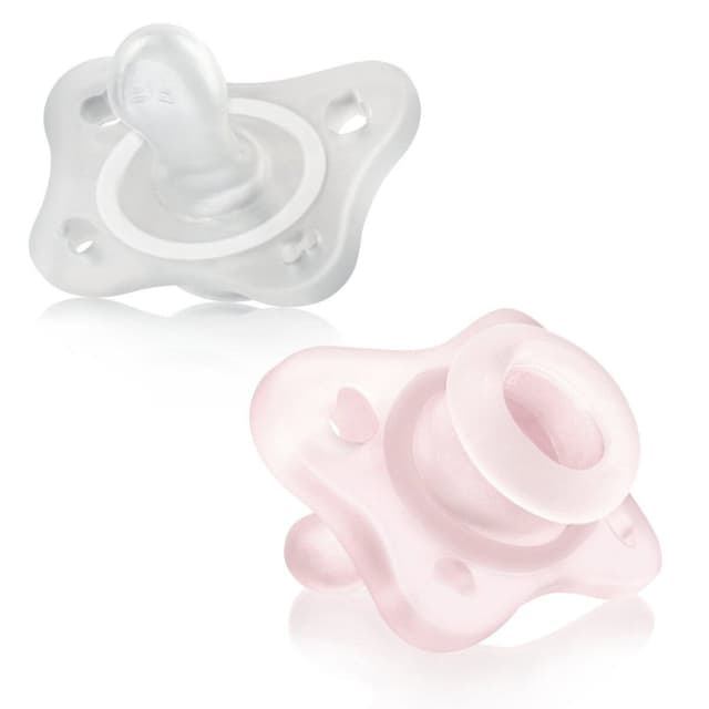 Chicco Mini Chupete 0-2 meses – Pack de 2 Rosa