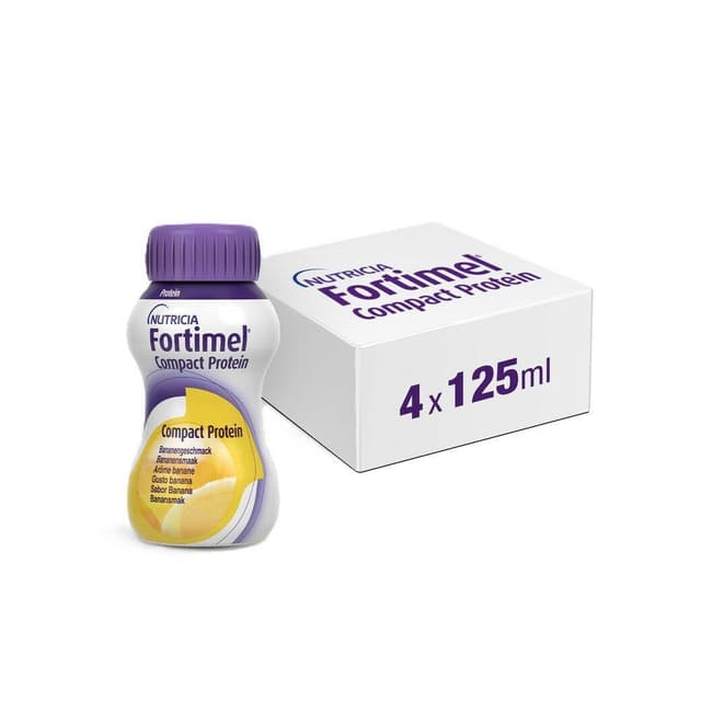 Fortimel Compact Protein Plátano – 4x125 ml