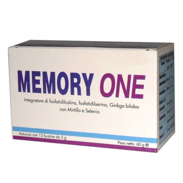 Ginkgo biloba + Arándano – 12 sobres | Memory One Complemento alimenticio