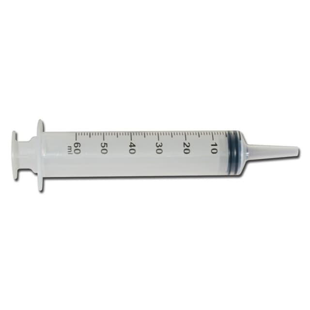 Jeringa desechable 60 ml con cono para catéter, 1 unidad de PB Pharma