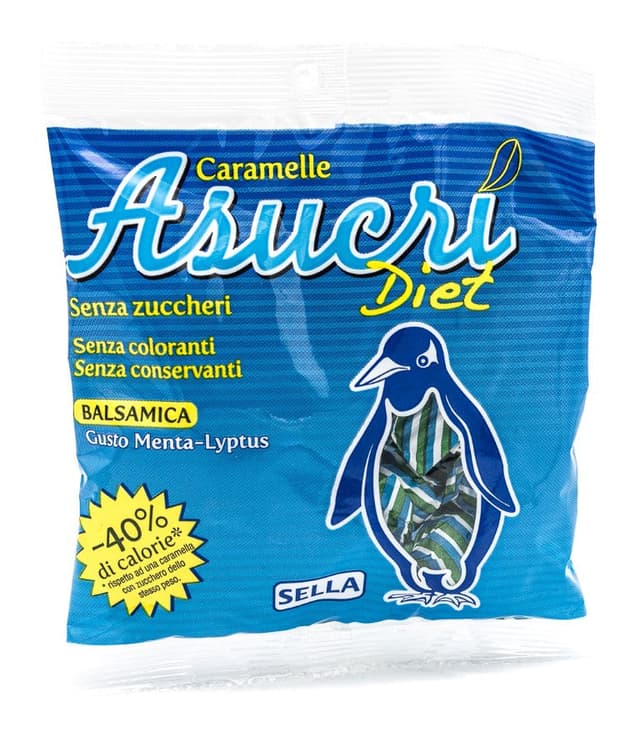 Asucri Diet Bálsamo Caramelos sin Azúcar – 40 g