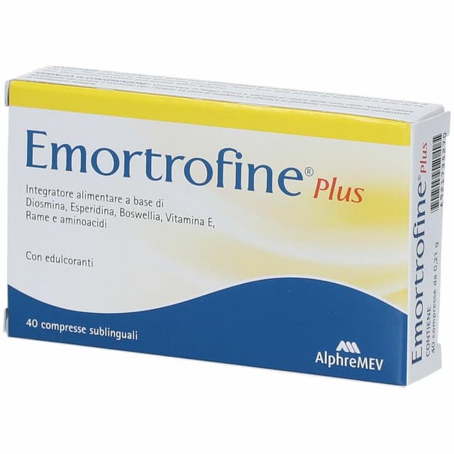 Emortrofine Plus Boswellia + Rutina – 40 comprimidos