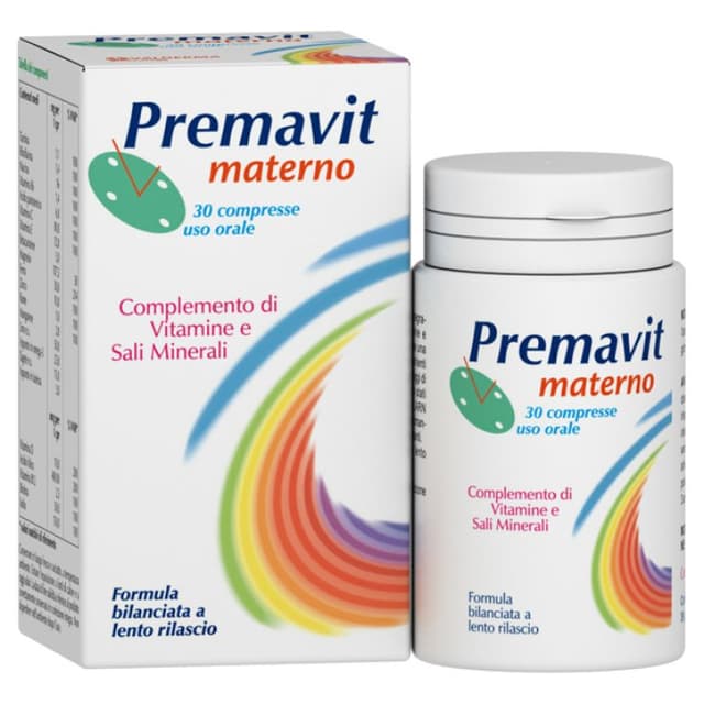 Premavit Materno – Multivitaminas y minerales – 30 comprimidos