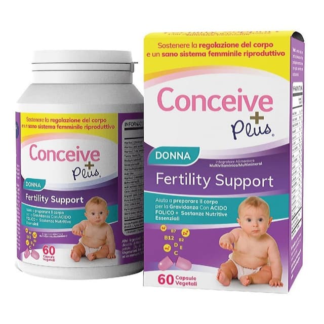 Ácido Fólico – 60 cápsulas | Conceive Plus Fertility Support Mujer