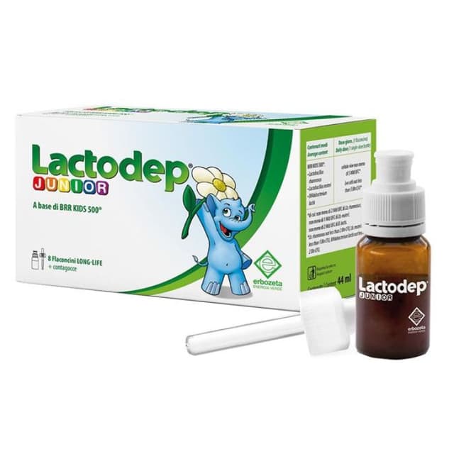 Probióticos con bacterias del ácido láctico – 8 botellas | LACTODEP Junior