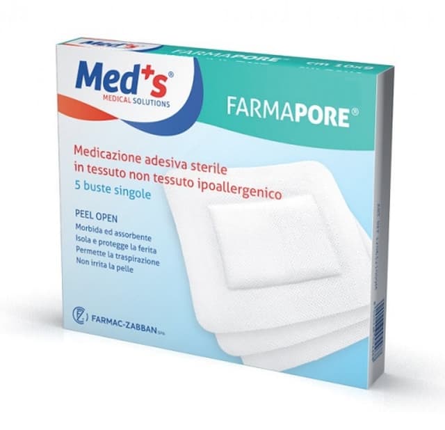 Farmac-Zabban Meds Medic Apósito Autoadhesivo 15x15 cm – 5 unidades