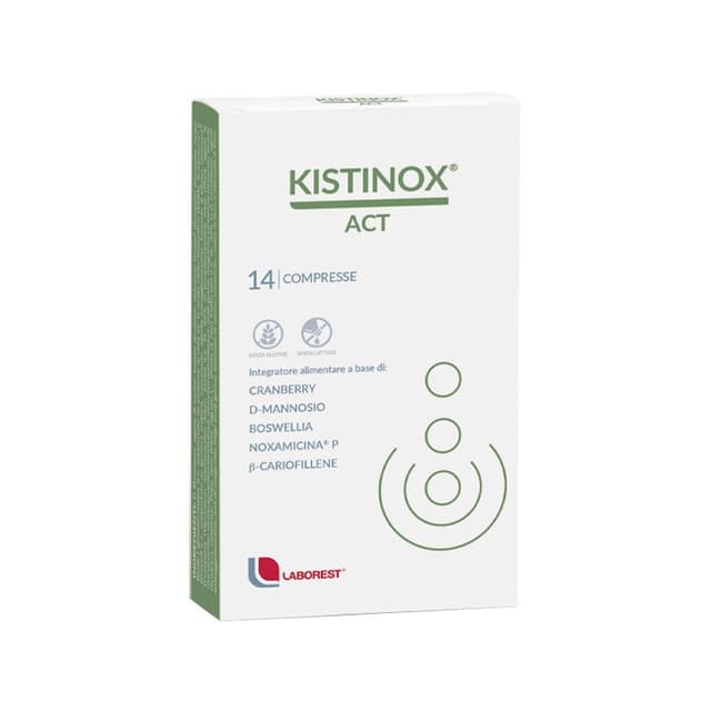 D-Manosa 1.000 mg + Incienso (Boswellia) – 14 comprimidos | Laborest Kistinox Act