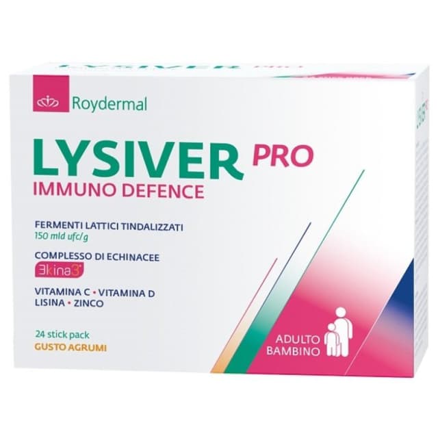 L-Lisina + Vitamina C – 24 sticks | Lysiver Pro Immuno Defence