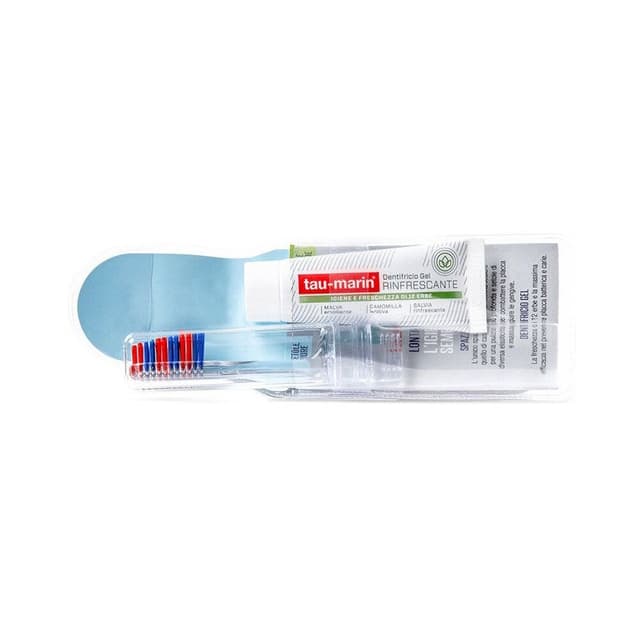 Taumarin Set de Viaje dureza media – Cepillo de Dientes