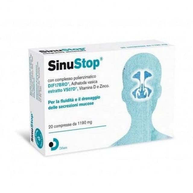 Bromelina + Vitamina D – 20 comprimidos de 1.190 mg | SINUSTOP
