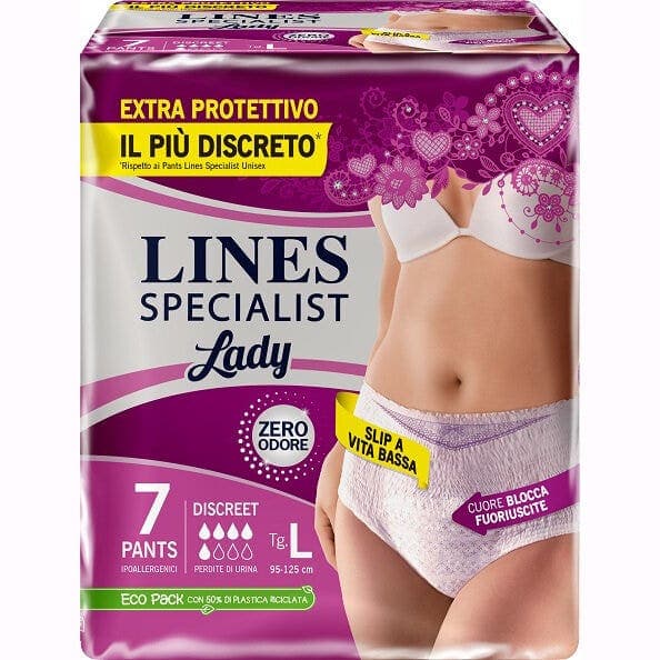 Lines Specialist Pants Discreti Mujer Talla L – 7 Pants de incontinencia