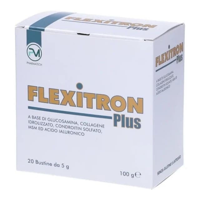 Glucosamina 500 mg + Condroitina – 20 sobres | Flexitron Plus