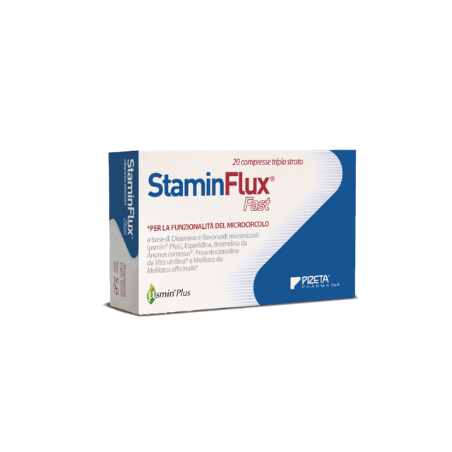 Diosmina 562,5 mg + Bromelina – 20 comprimidos | Staminflux Fast